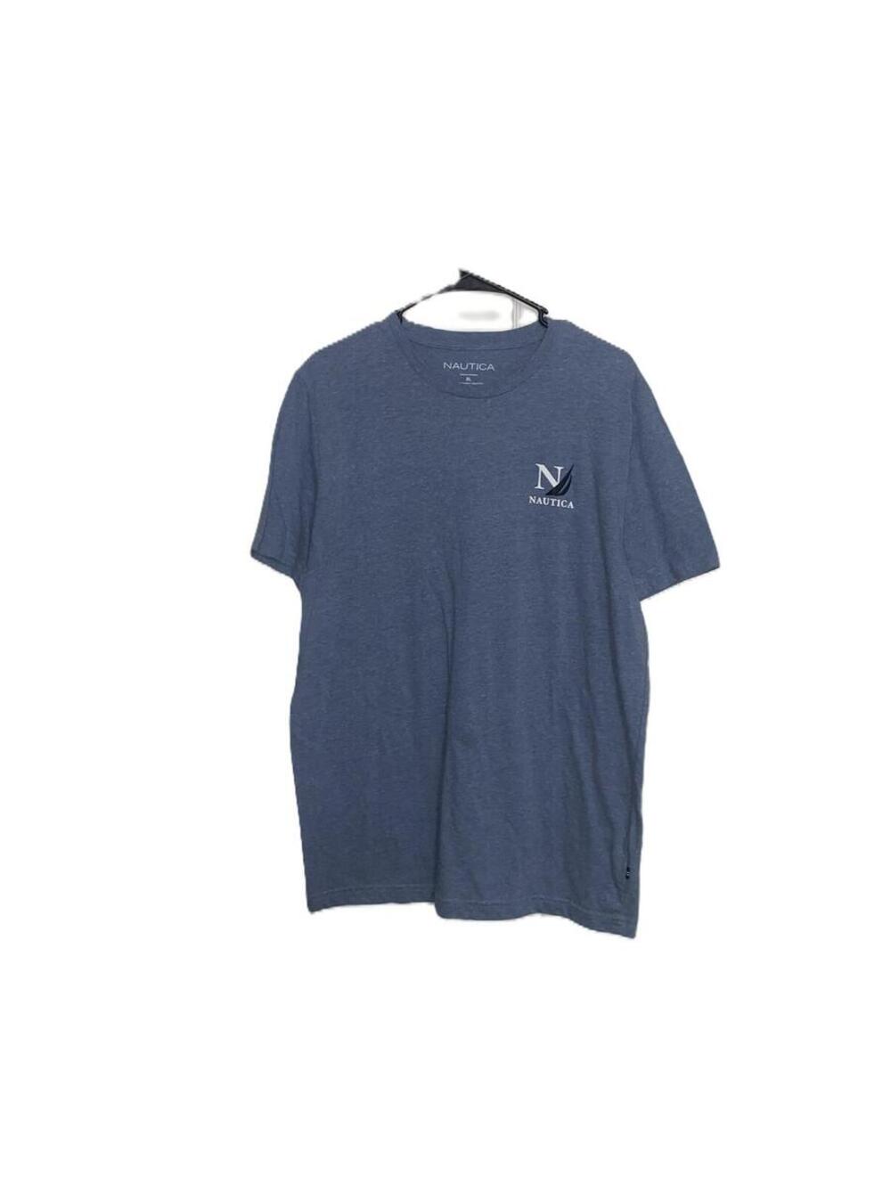 Nautica Blue Sailing Graphic Tee XL Casual Coastal Streetwear Men